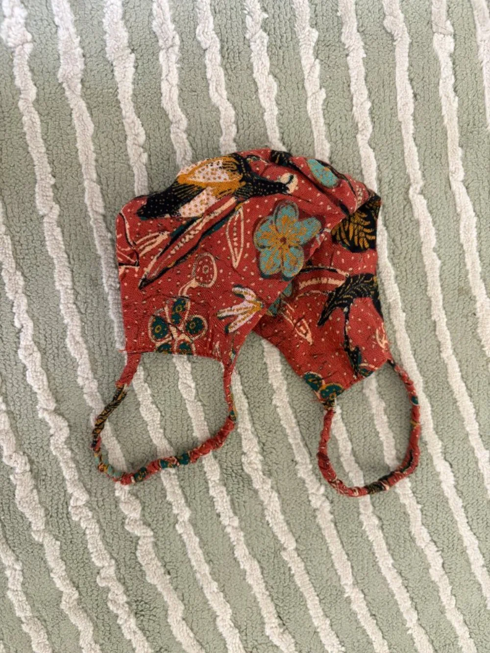 ✨ ULLA JOHNSON Floral Printed Cotton Face Mask ✨